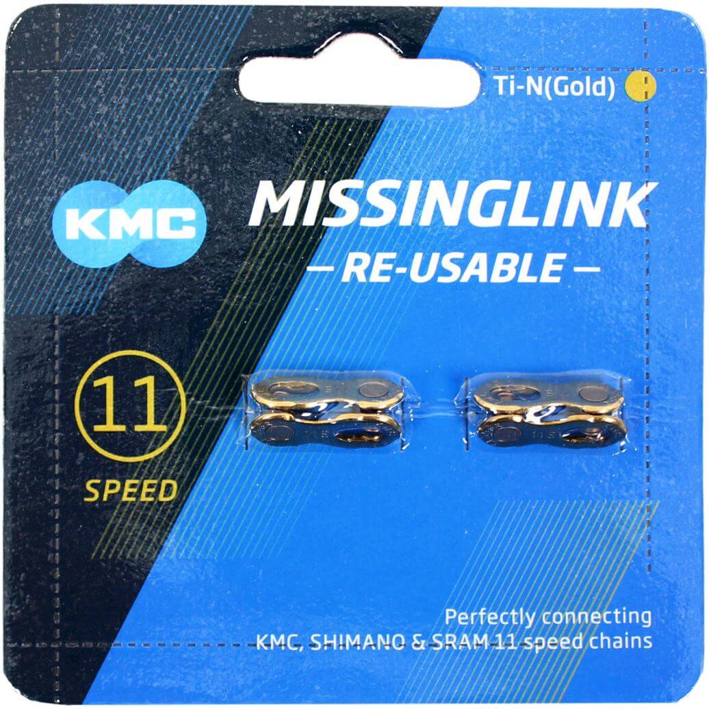 Kmc fehlender link 11r ti -n gold 5,2mm - silber