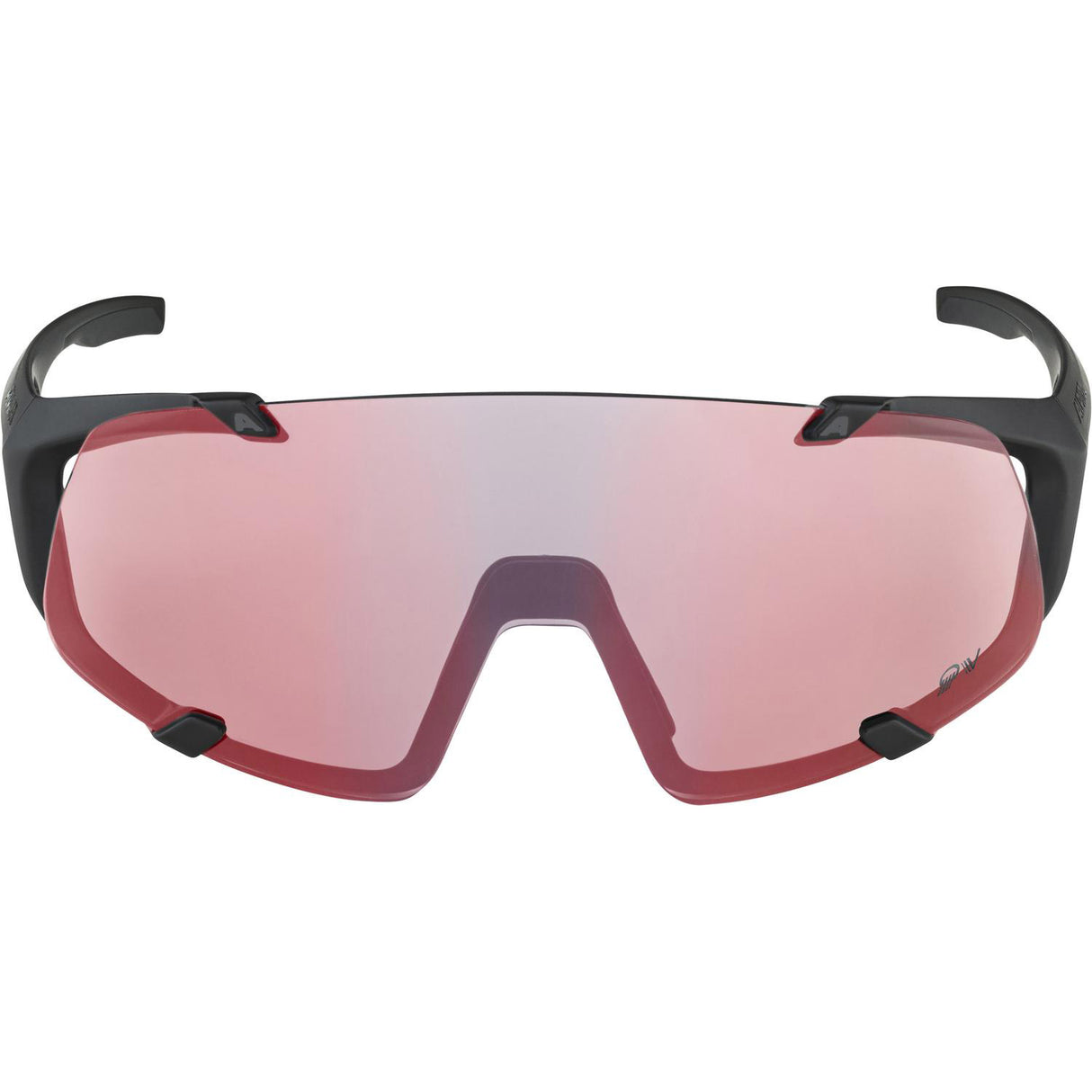 Alpina Bril Hawkeye S Qv Schwarze Mat Rainbow Mirr.Cat.1-3