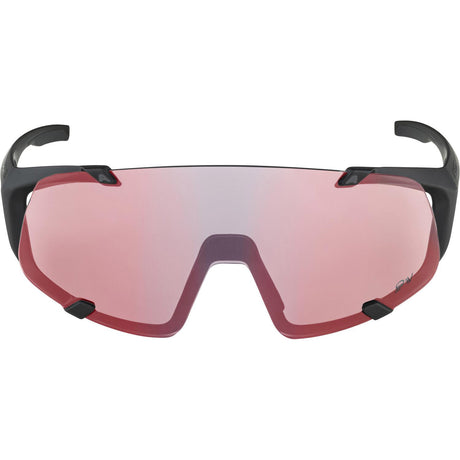 Alpina Bril Hawkeye S Qv Schwarze Mat Rainbow Mirr.Cat.1-3