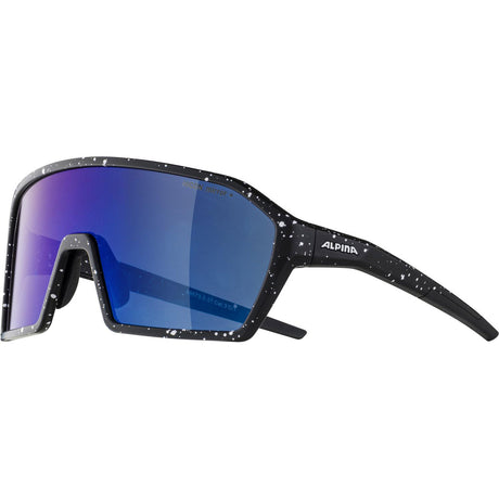 Alpina Sports Sportbrille Ram Q-Lite Blue Mirror Lens Schwarz