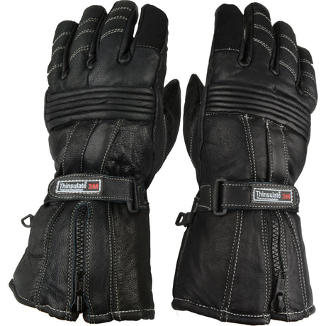 Scooter-Motorradhandschuh xxxl Scotchlite wasserdicht schwarz 3m
