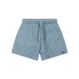 Leopard | grüne UV-Schwimmboxershorts für Jungen