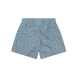 Leopard | grüne UV-Schwimmboxershorts für Jungen