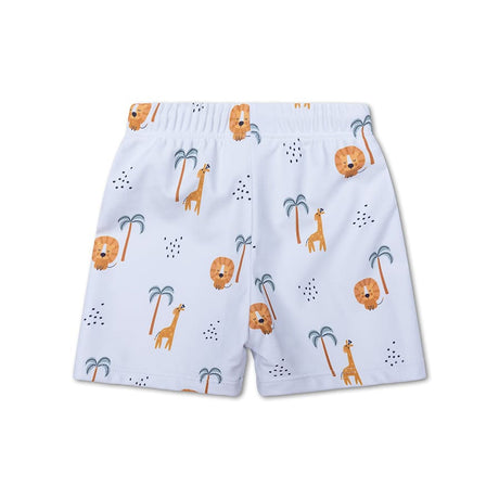 Dschungel | Mehrfarbige UV-Schwimmboxershorts für Jungen