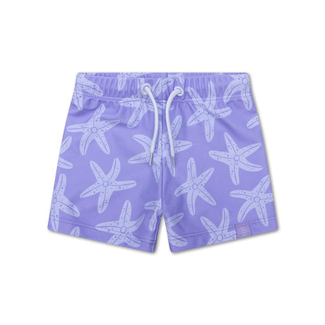 Seestern | Lila UV-Schwimmboxer für Jungen