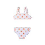 Blumenliebe | Mehrfarbiger UV-Bikini für Mädchen