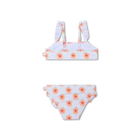 Blumenliebe | Mehrfarbiger UV-Bikini für Mädchen