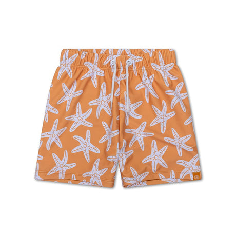 Seestern | Orangefarbene UV-Badehose für Jungen