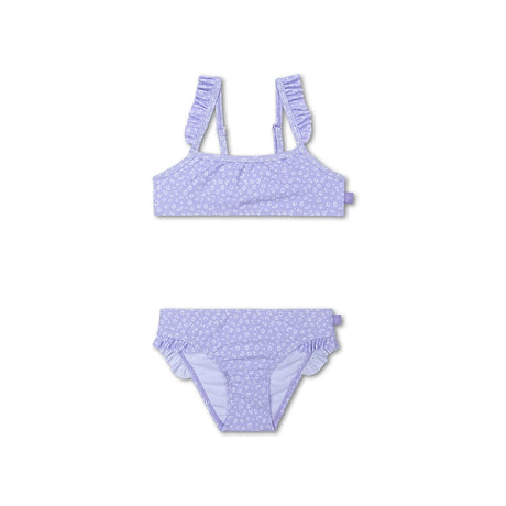 Leopard | Lila UV-Bikini für Mädchen