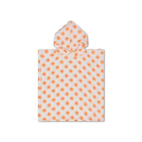 Blumenliebe | mehrfarbiger hydrophiler Strandponcho 50 x 50 cm
