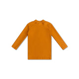 Seestern | Orangefarbenes UV-Badeshirt mit langen Ärmeln