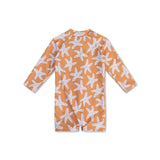 Seestern | Orangefarbener UV-Badeanzug für Jungen