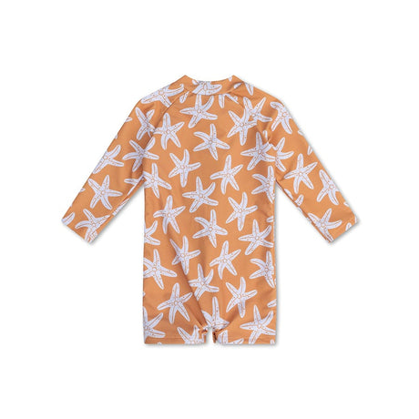 Seestern | Orangefarbener UV-Badeanzug für Jungen