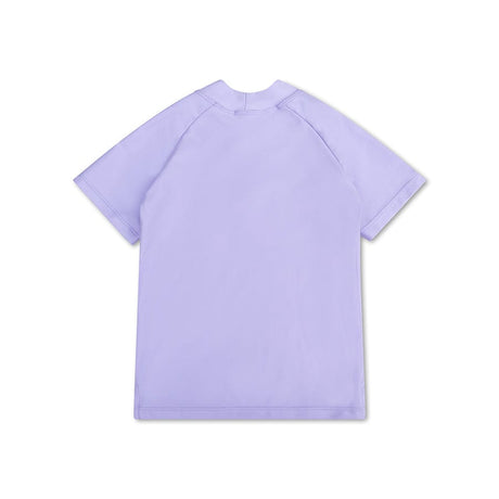 Reine Töne | Lila UV-Badeshirt mit kurzen Ärmeln