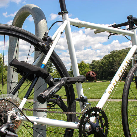 Kryptonite Keeper Kettenschloss mit Zahlenschloss – Fahrradkettenschloss – 90 cm lang – Blau