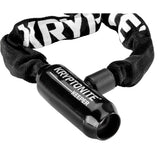 Kryptonite Keeper 585 Kette mit integriertem Schloss – Fahrradkettenschloss – Fahrradschloss mit Kette Elektrofahrrad – 85 cm – Stahl – Schwarz