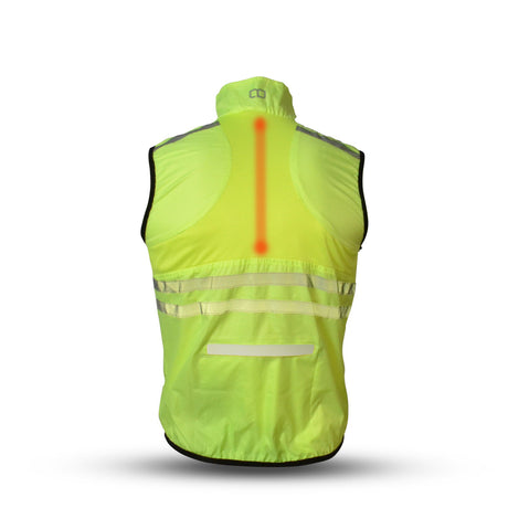 GATO Wind Breaker Mesh Weste USB LED neeongeel Größe xs