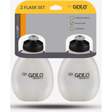 Outwet Gato Trinkflaschen Set 2 Stücke 200 ml schwarz transparent