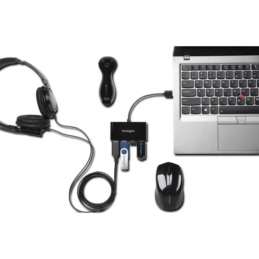 Kensington USB 2.0 Hub mit 4 Toren