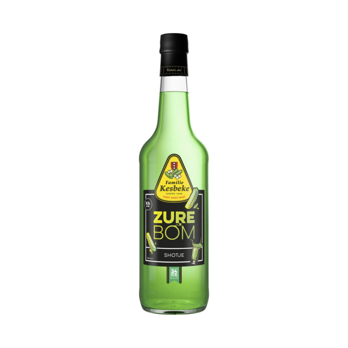 Kesbeke zure bom shotje (0.5 liter)