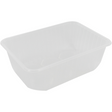 Kilobehälter 1000ml. PP weiß 186x133x63mm (50 Stück)