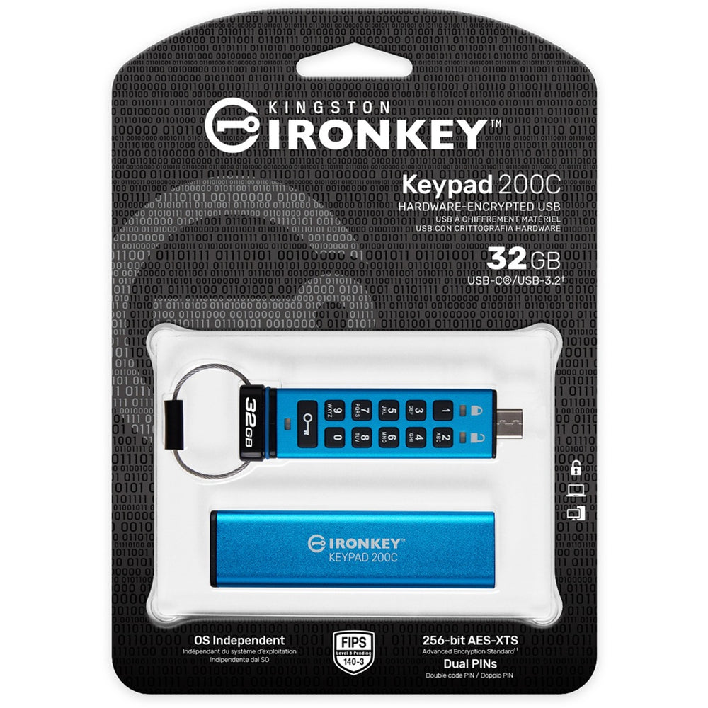 Kingston Ironkey Tastatur 200 32 GB