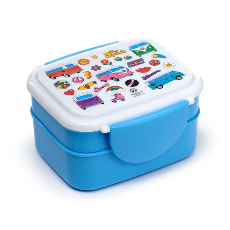 Volkswagen Van VW T1 Retro-Clip-Bento-Box mit Besteck