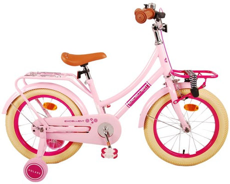 Volare ausgezeichnetes Kinderfahrrad – Mädchen – 16 Zoll – Pink – 95 % zusammengebaut