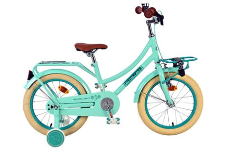 Volare ausgezeichnetes Kinderfahrrad – Mädchen – 16 Zoll – Grün – 95 % zusammengebaut