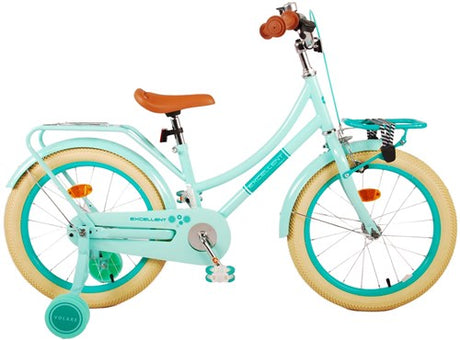 Volare Excellent Kinderfahrrad - Mädchen - 18 Zoll - grün - 95% versammelte sich