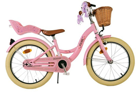 Volare Blossom Kinderfahrrad – Mädchen – 18 Zoll – Rosa