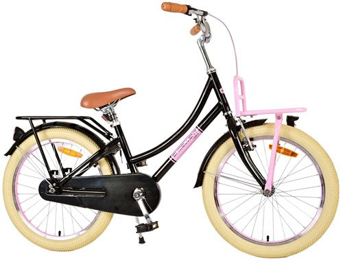 Volare ausgezeichnetes Kinderfahrrad - Mädchen - 20 Zoll - Schwarz