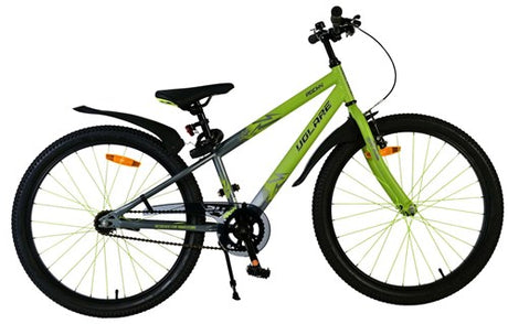 Volare 24 Zoll Fahrrad Rockey Bremsnabe grün grau 42410
