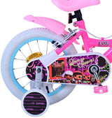 Volare Puppen-Kinderfahrrad – Mädchen – 14 Zoll – rosa – zwei Handbremsen