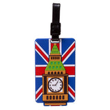 PVC-Kofferanhänger mit Londoner britischer Flagge und Big Ben