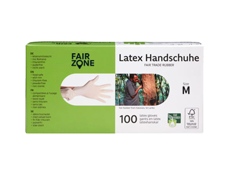 Fairzone Latexhandschuhe - 100 Stück