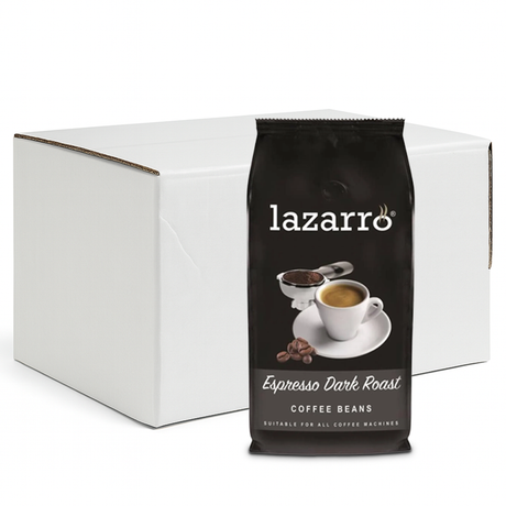 Lazarro espresso dark roast bonen (8x 1kg)