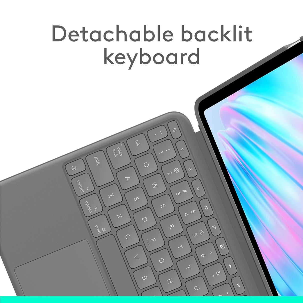 Logitech Combo Touch iPad Air 11 (m2), iPad Air (4. und 5.).