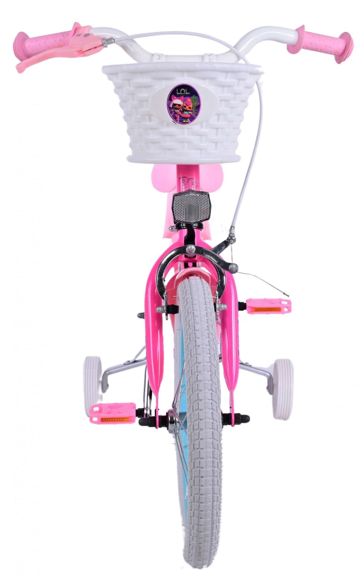 Volare Puppen-Kinderfahrrad – Mädchen – 16 Zoll – Rosa