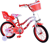 Volare schöne Kinderbike Girls 16 Zoll rotweiß