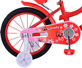 Volare schöne Kinderbike Girls 16 Zoll rotweiß