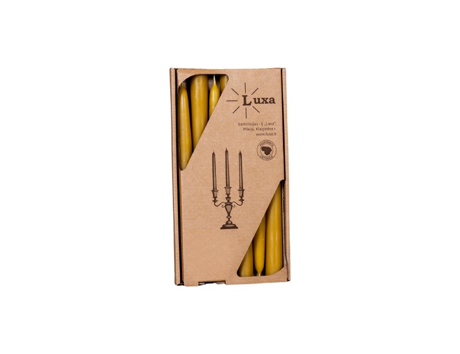 Luxa Bienenwachskerzen - 24 cm - 7 Stück