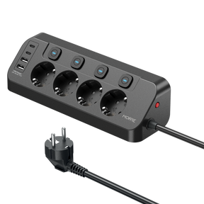 Morre power strip 8w1 4gniazda 2xusb-c 2xusb-a 12w 2m