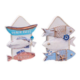 Fischbrett 3D-Meeresstrand-Souvenirmagnet