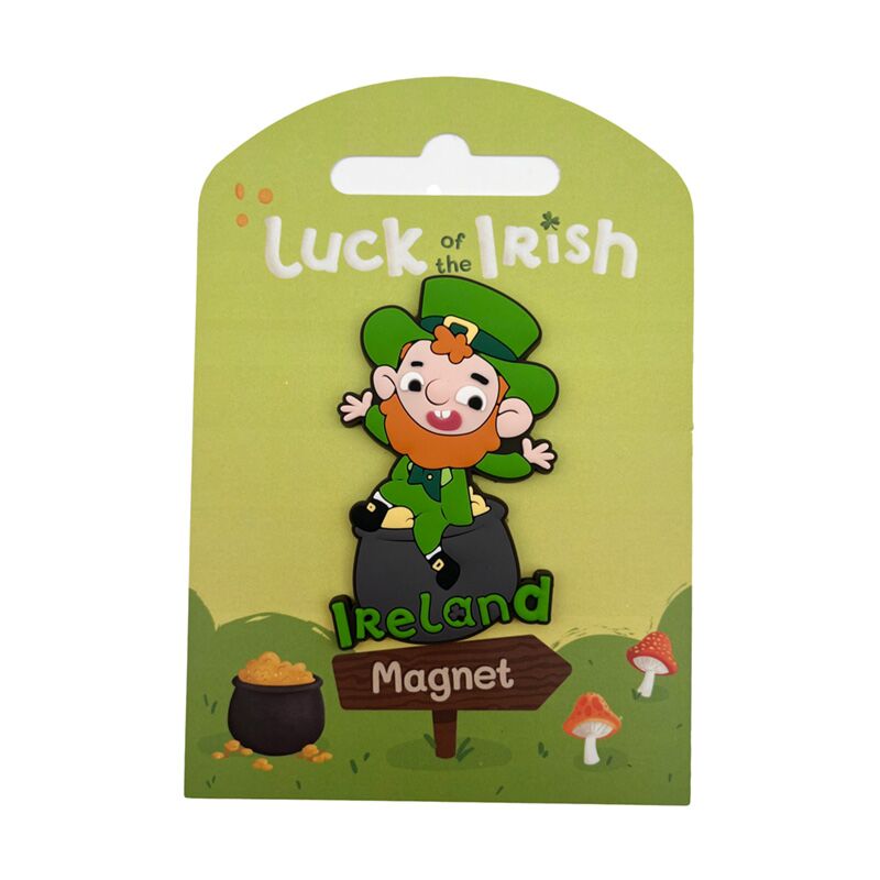 Irischer Glückskobold Irland PVC-Magnet