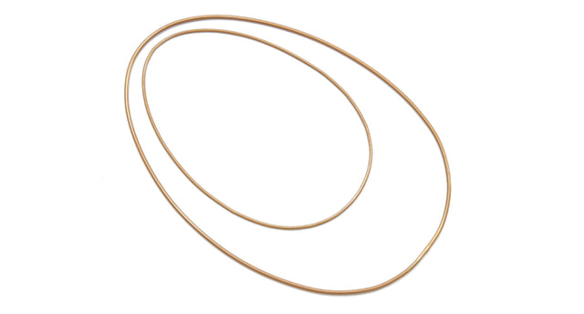 Metal egg ring 32x47cm gold