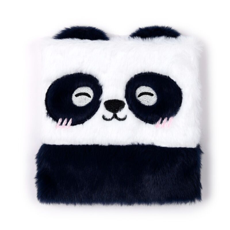 Flauschiges Panda-Notizbuch von Adoramals