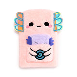 Adoramals Maddie der Axolotl-Plüsch-Notizbuchbeutel