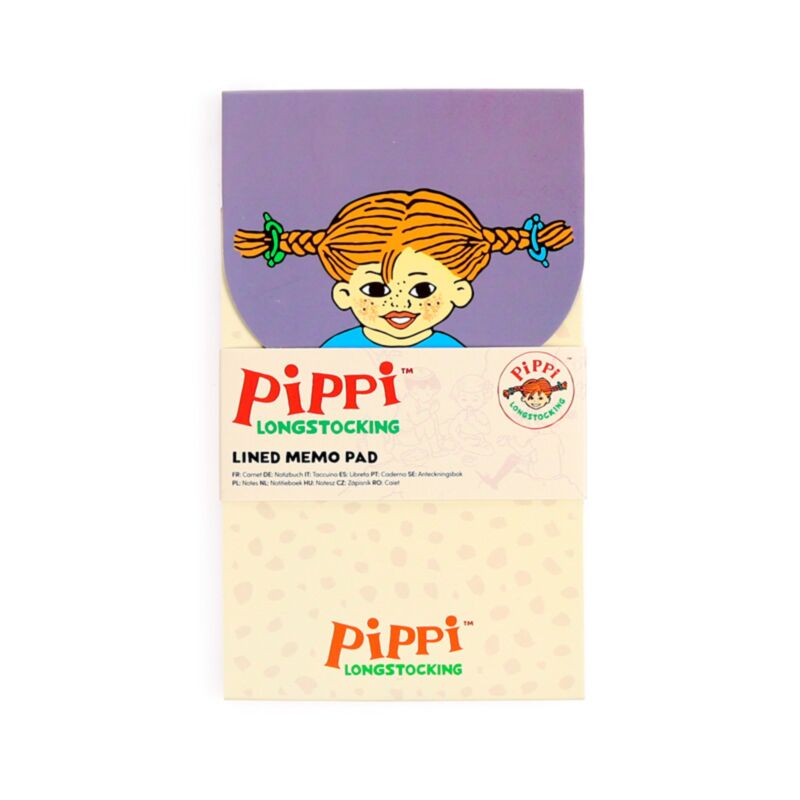 Pippi Langstrumpf aufklappbarer Notizblock