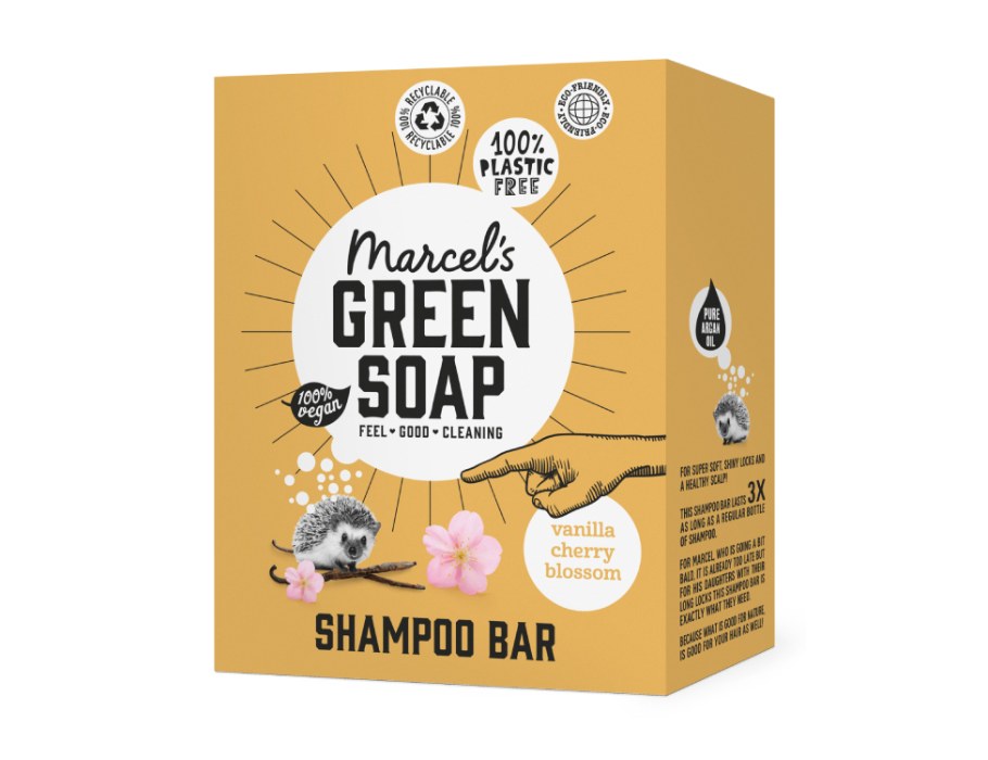 Marcels Green Soap Shampoo Bar - Vanilla Cherry Blossom - 90g